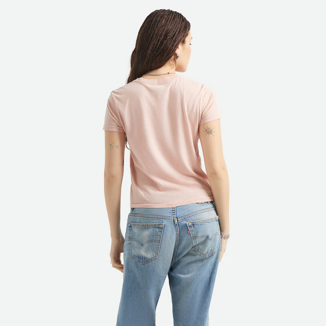 BRIXTON Women's Pony Club Slim Tee - Silver Pink - Image 3