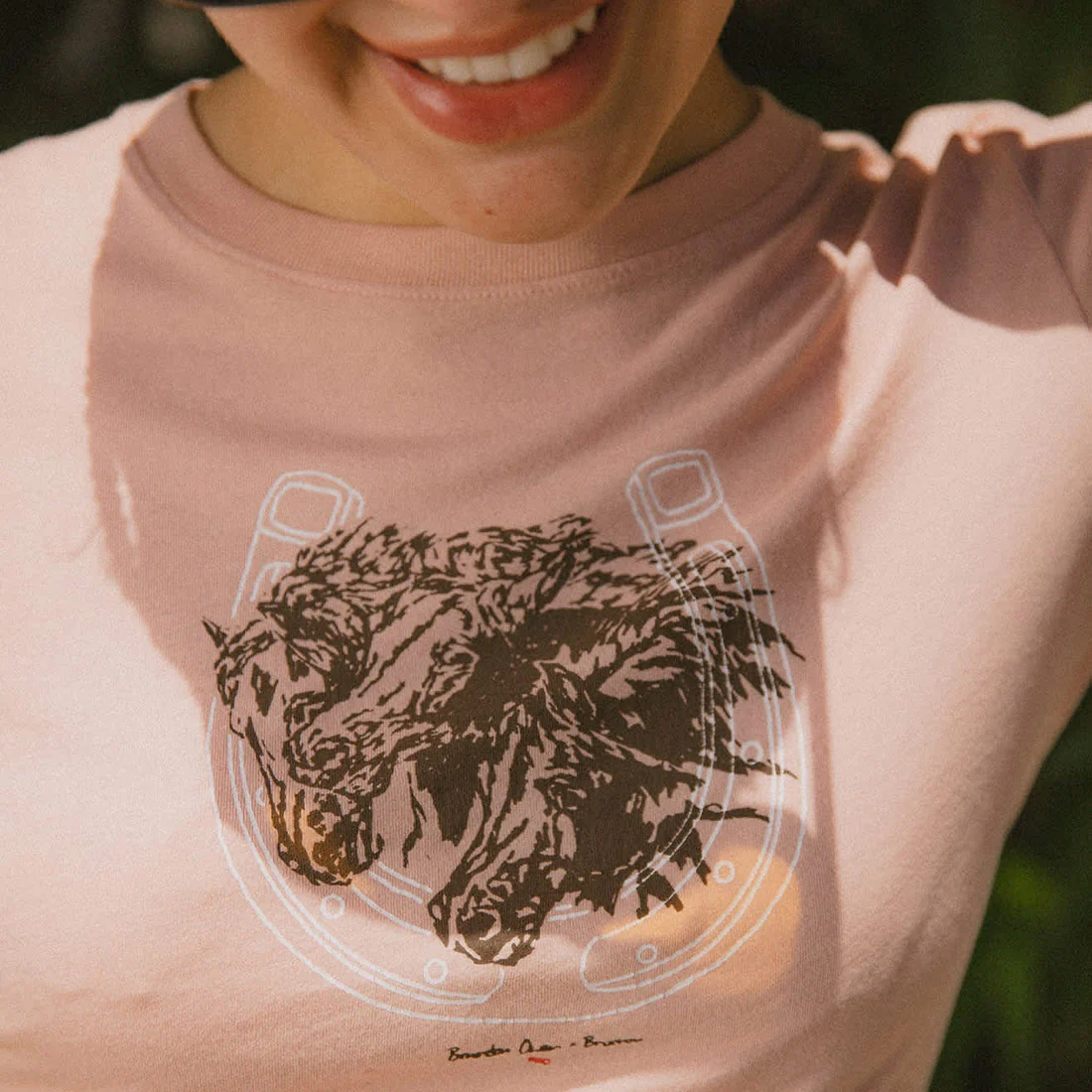 BRIXTON Women's Pony Club Slim Tee - Silver Pink - Image 5