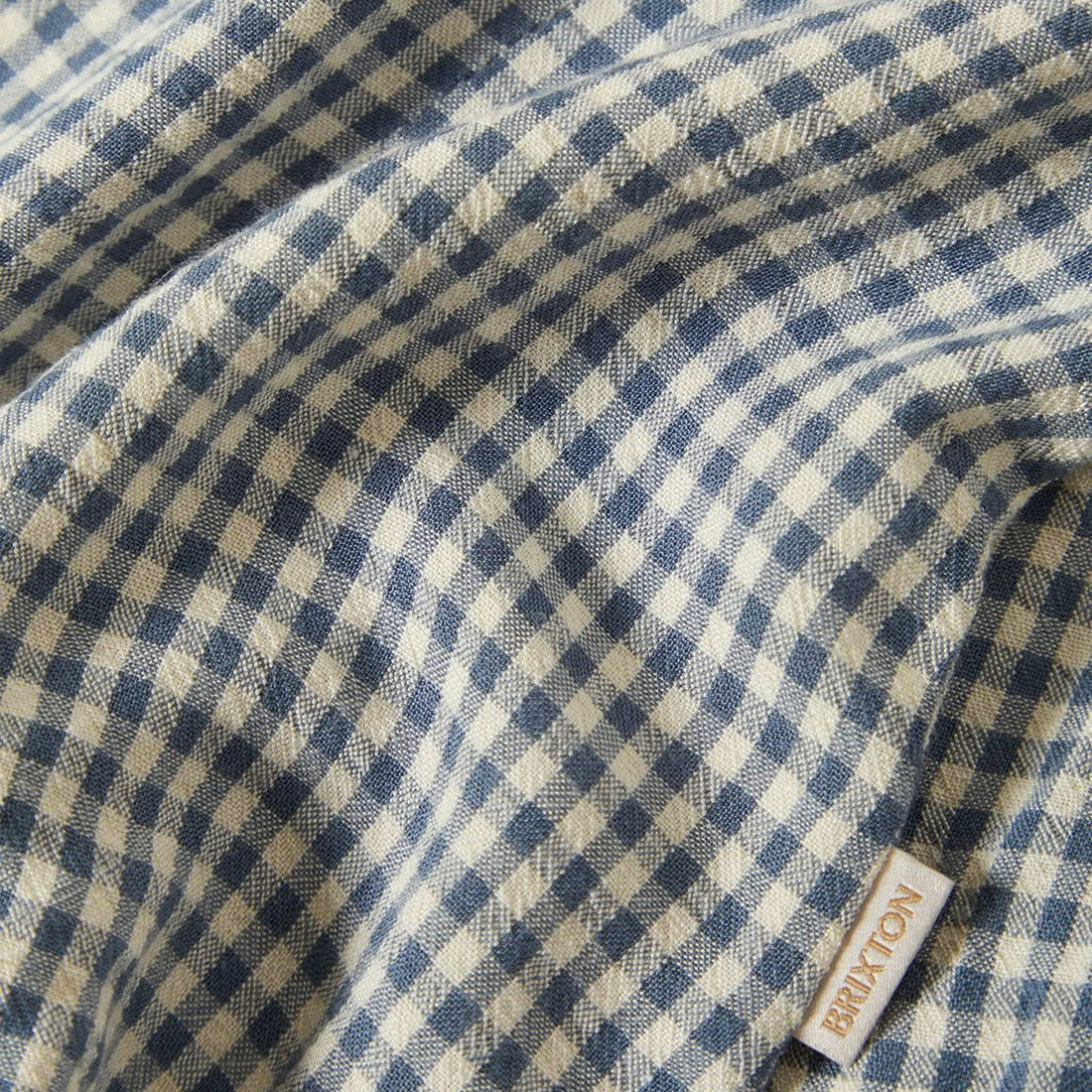 BRIXTON Women's The Meadow Blouse - Azure Blue Gingham - Image 4