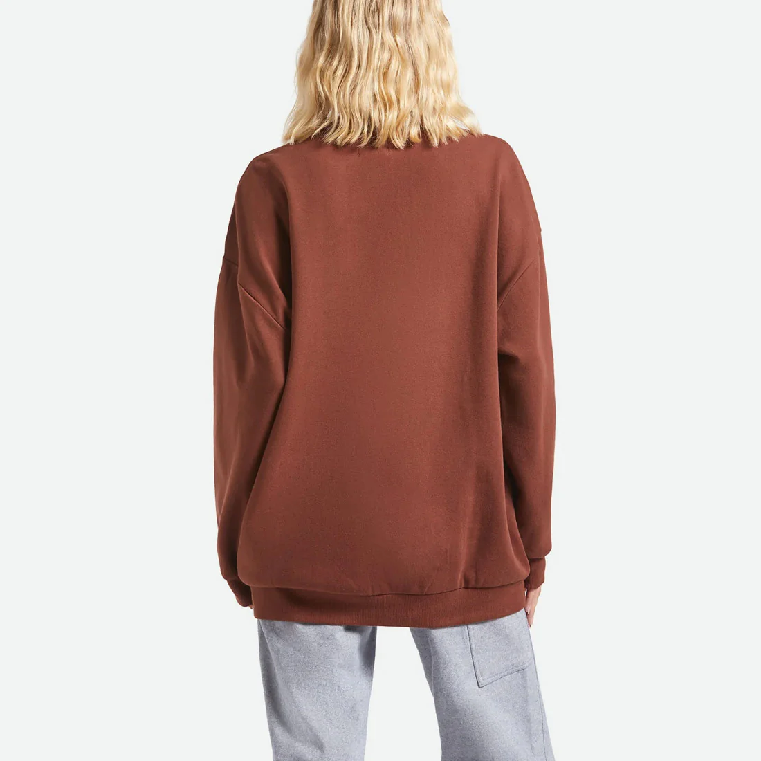 BRIXTON Women's Western Crew - Sepia - Image 3