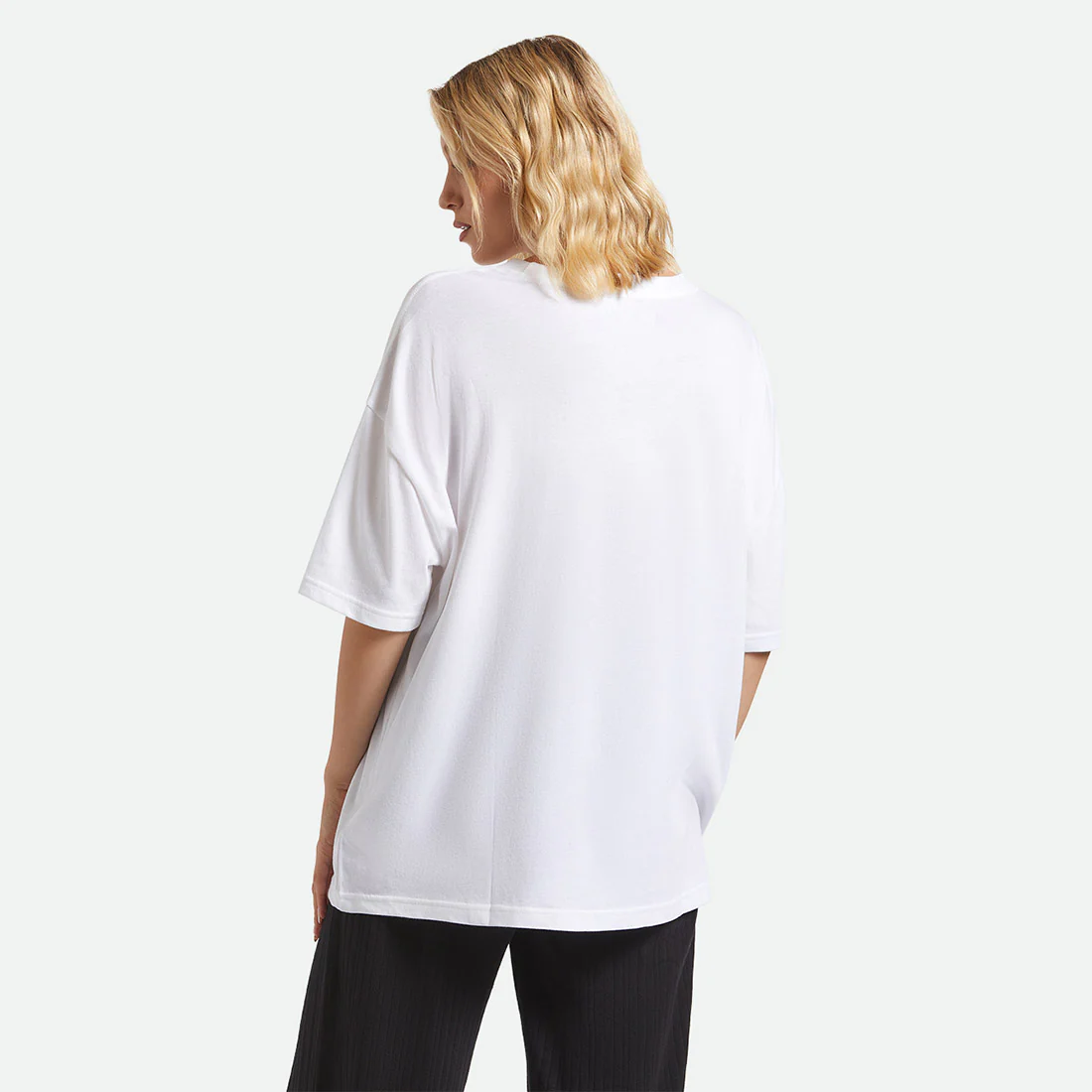 BRIXTON Women's X Coors Light Raceway Boyfriend Tee - White - Image 3
