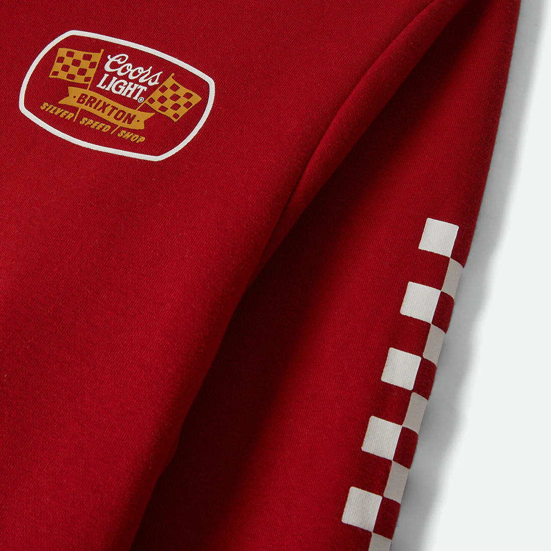 BRIXTON X Coors Light Pit Stop Hood - Coors Red - Image 4