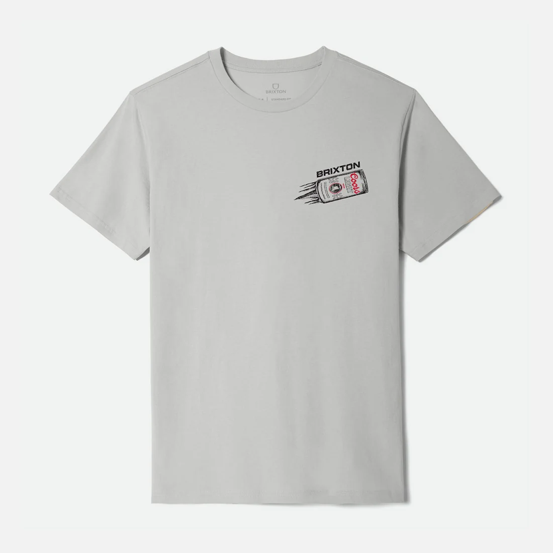 BRIXTON X Coors Light Silver Speed Tee - Silver - Image 2