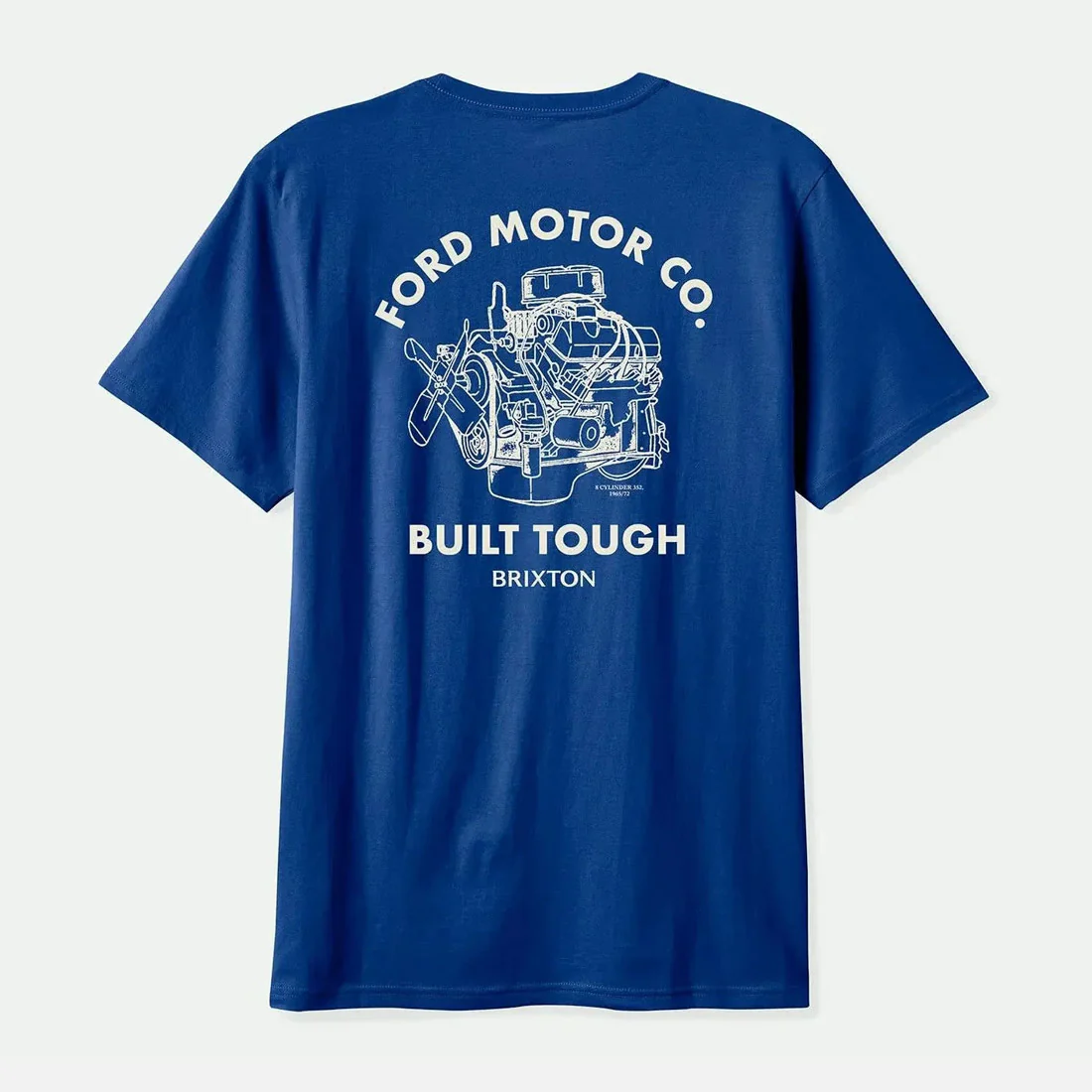 BRIXTON X Ford Built Tough Tee - Ford Blue - Image 2