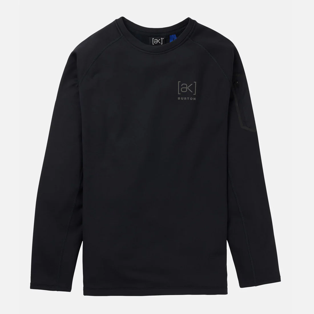 BURTON [ak] Baker Stretch Crew Fleece - True Black - Image 5