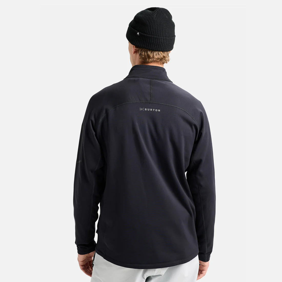 BURTON [ak] Baker Stretch Full-Zip Fleece - True Black - Image 2