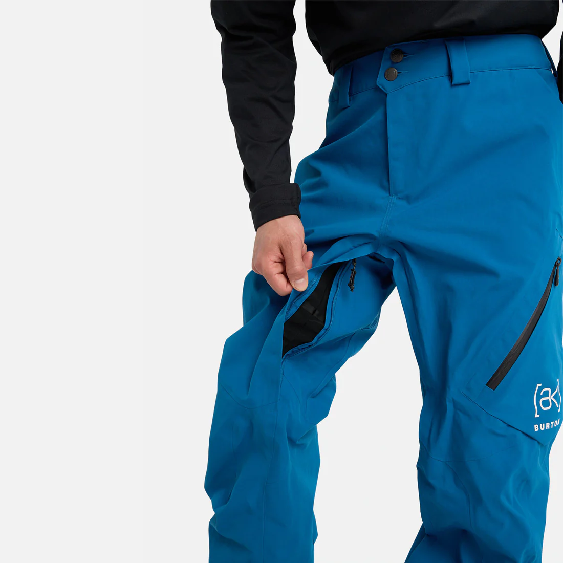 BURTON [ak] Gore-Tex 2L Cyclic Bib Pant 2026 - Blue Teal - Image 5