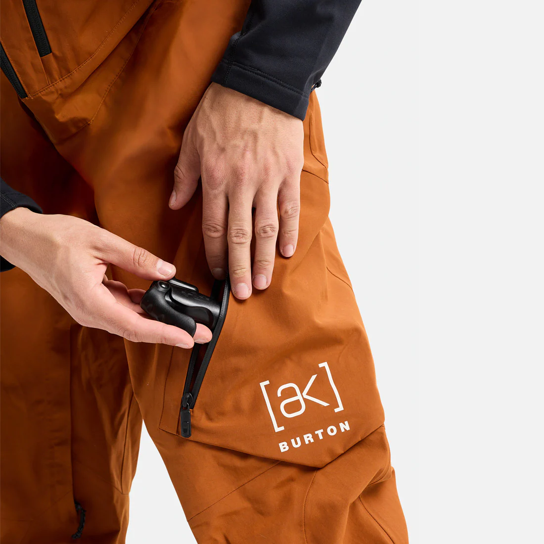 BURTON [ak] Gore-Tex 2L Cyclic Bib Pant 2026 - Chestnut Brown - Image 5