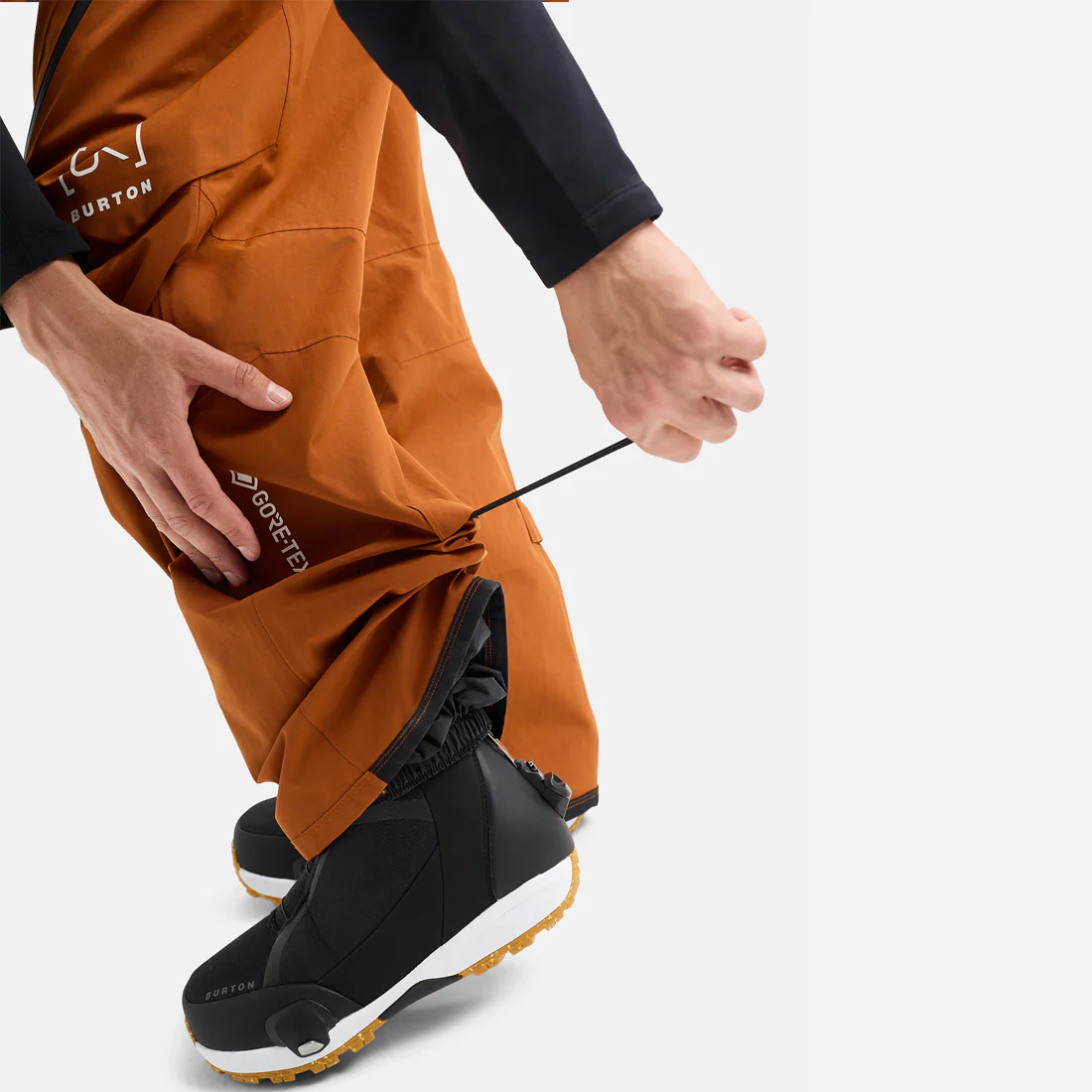 BURTON [ak] Gore-Tex 2L Cyclic Bib Pant 2026 - Chestnut Brown - Image 7