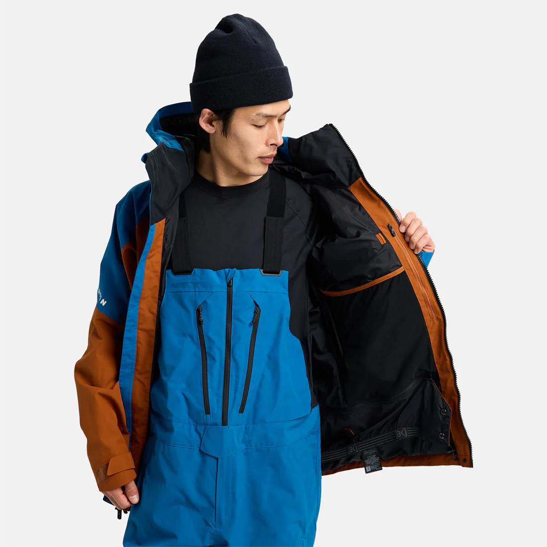 BURTON [ak] Gore-Tex 2L Cyclic Jacket 2026 - Chestnut Brown/Blue Teal - Image 6