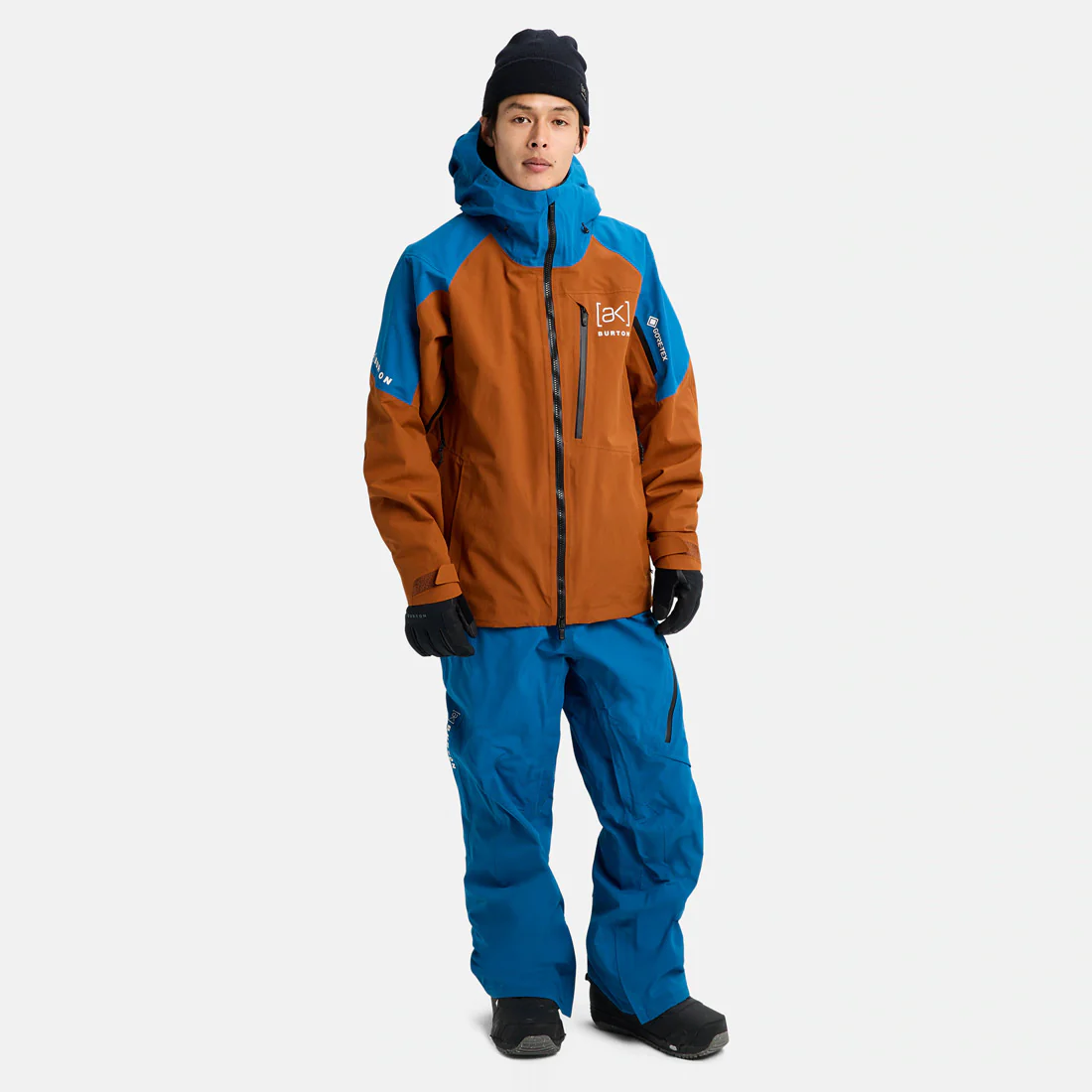 BURTON [ak] Gore-Tex 2L Cyclic Jacket 2026 - Chestnut Brown/Blue Teal - Image 7