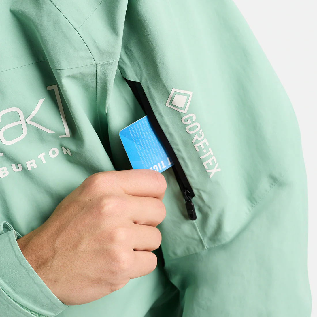 BURTON [ak] Gore-Tex 2L Cyclic Jacket 2026 - Soft Sage - Image 4