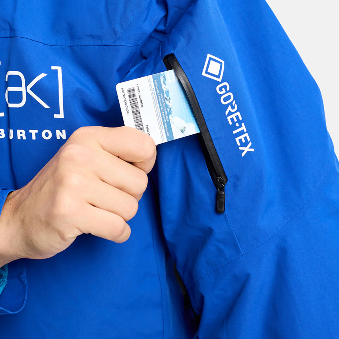 BURTON [ak] Gore-Tex 2L Helitack Jacket 2026 - Jake Blue - Image 5