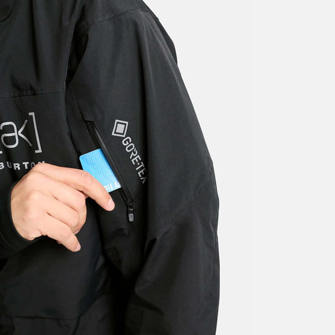 BURTON [ak] Gore-Tex 2L Helitack Jacket 2026 - True Black - Image 4