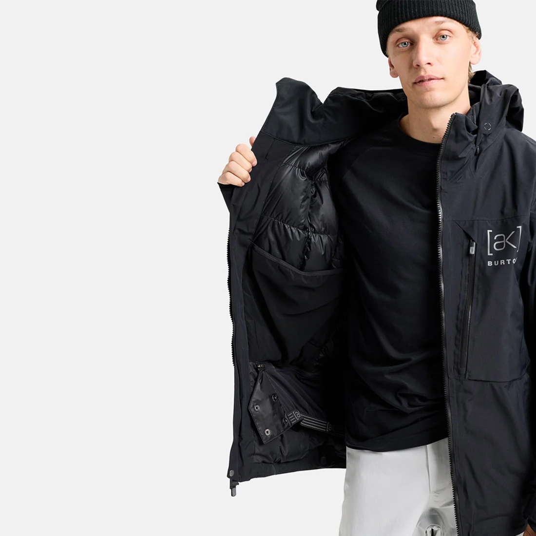 BURTON [ak] Gore-Tex 2L LZ Down Jacket 2026 - True Black - Image 7