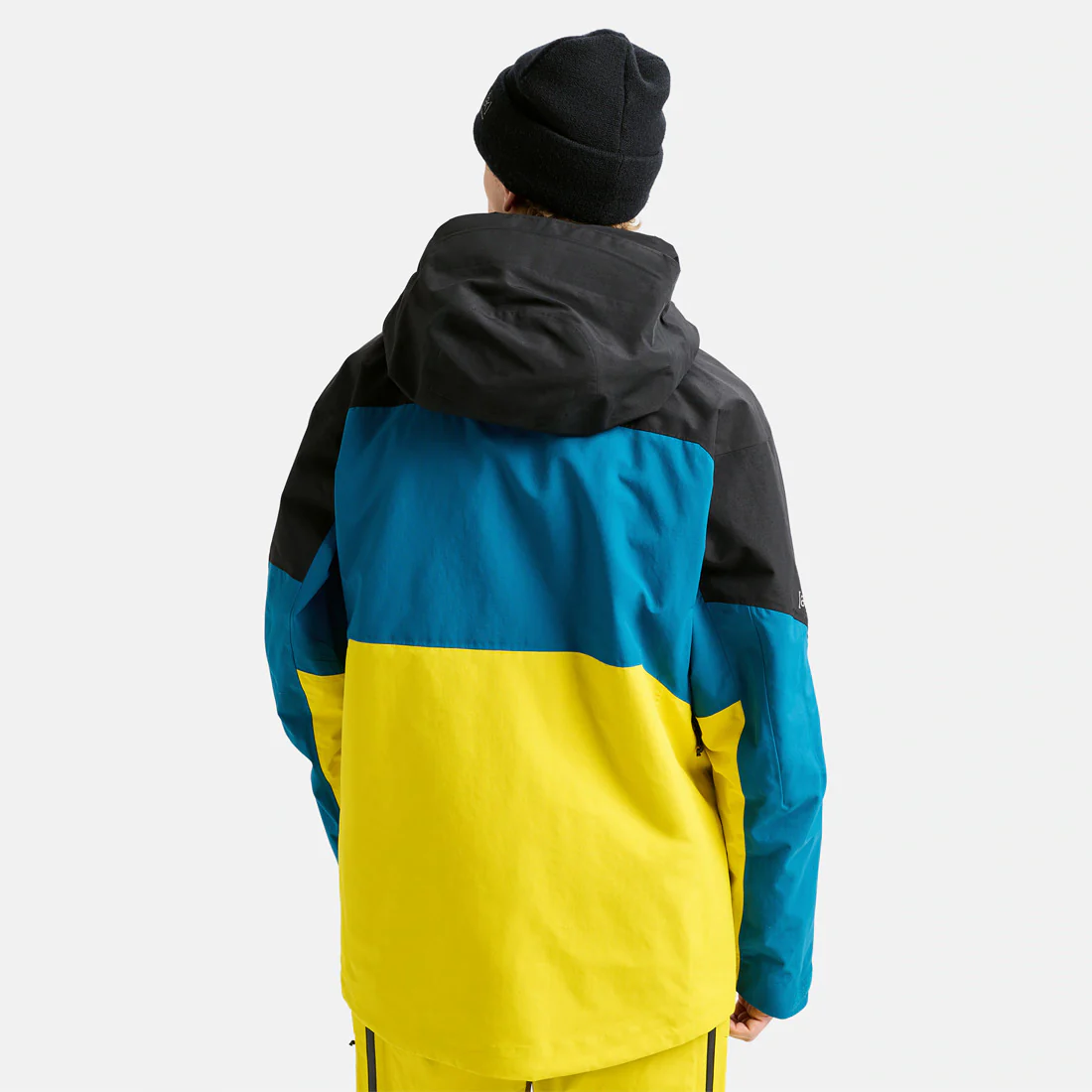 BURTON [ak] Gore-Tex 2L Swash Jacket 2026 - True Black/Blue Teal/Atomic Yellow - Image 2