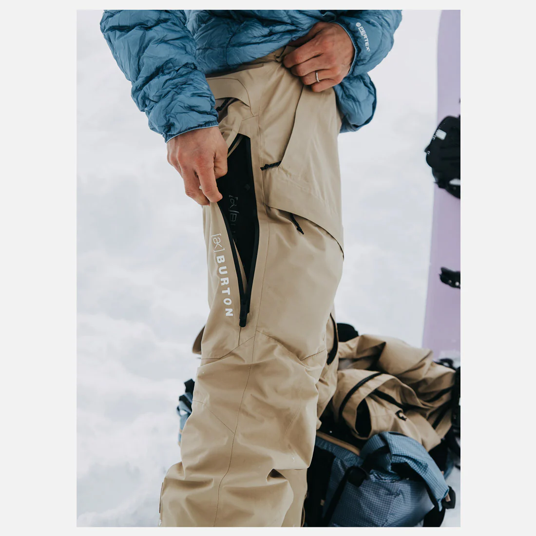 BURTON [ak] Gore-Tex 2L Swash Pant 2026 - Summit Taupe - Image 7