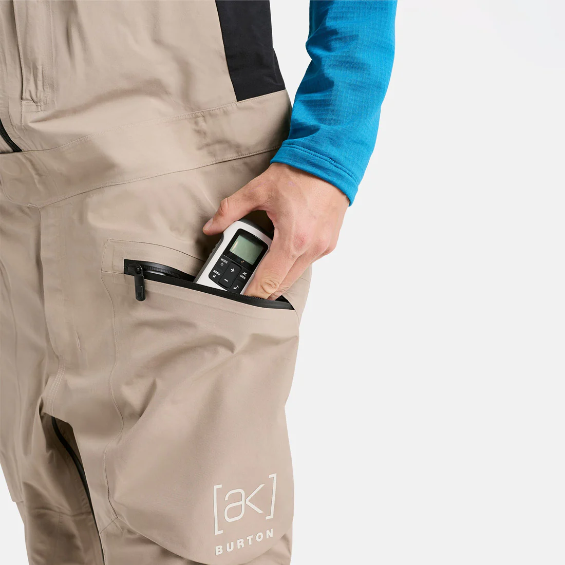 BURTON [ak] Gore-Tex 3L Freebird Bib Pant 2026 - Summit Taupe - Image 6