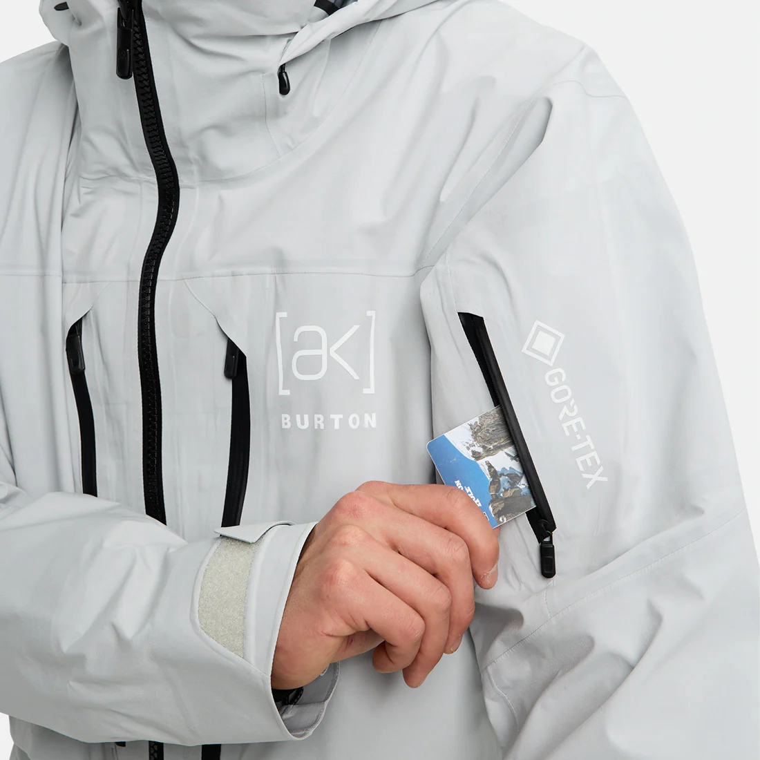 BURTON [ak] Gore-Tex 3L Hover Stretch Jacket 2026 - Gray Cloud - Image 4