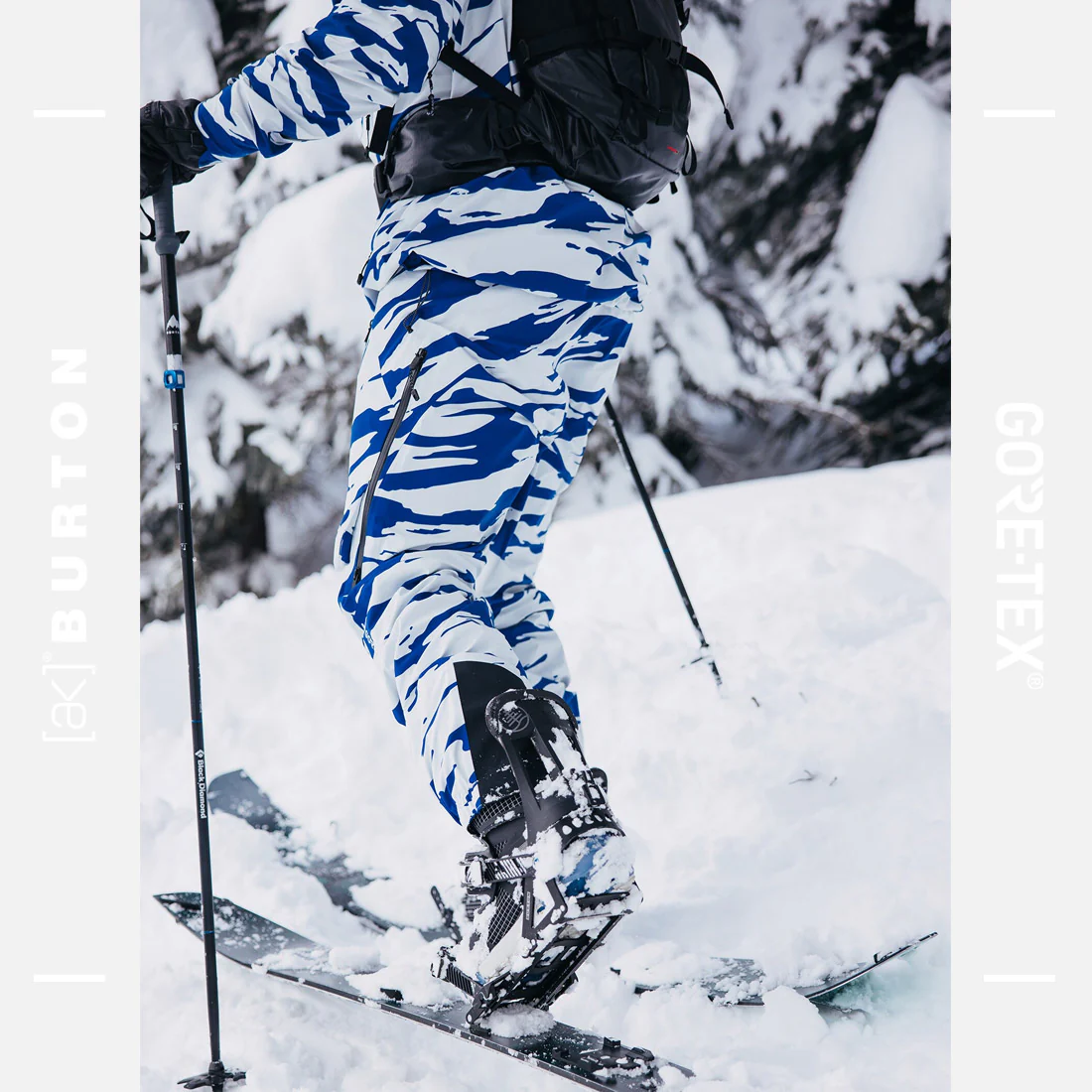 BURTON [ak] Gore-Tex C-Knit 3L Tuvak Pant 2025 - Oversized Zebra - Image 3
