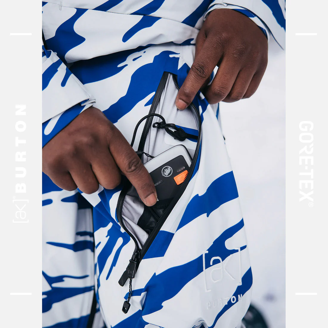 BURTON [ak] Gore-Tex C-Knit 3L Tuvak Pant 2025 - Oversized Zebra - Image 4