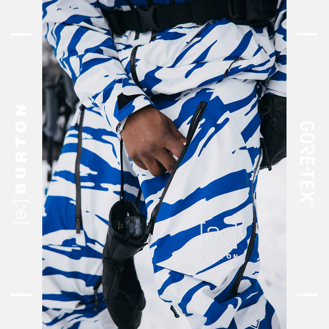 BURTON [ak] Gore-Tex C-Knit 3L Tuvak Pant 2025 - Oversized Zebra - Image 5