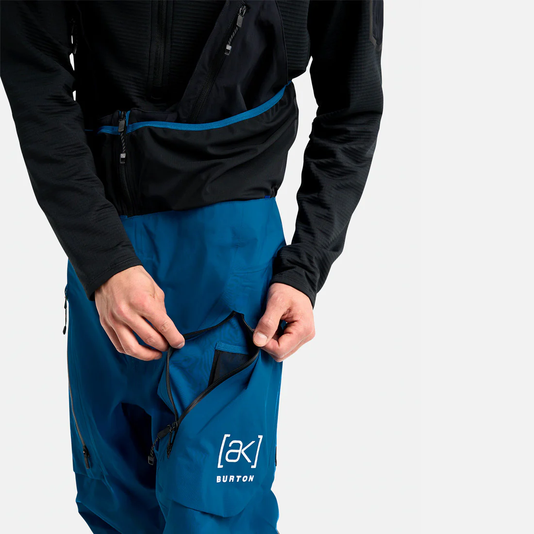 BURTON [ak] Acamar Gore-Tex Pro 3L Bib Pant 2026 - Blue Teal - Image 4
