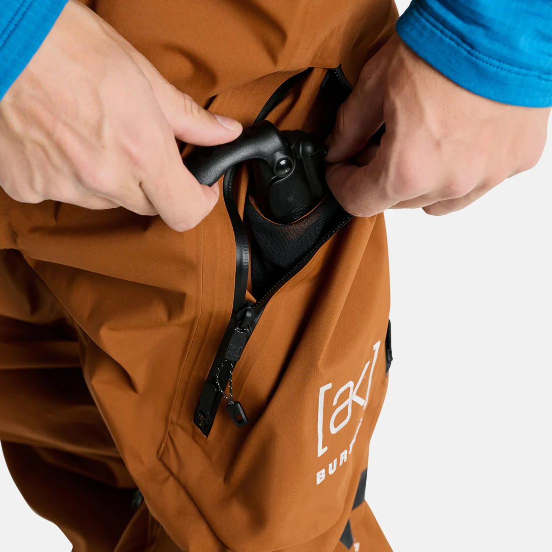 BURTON [ak] Gore-Tex Pro 3L Acamar Bib Pant 2026 - Chestnut Brown - Image 4
