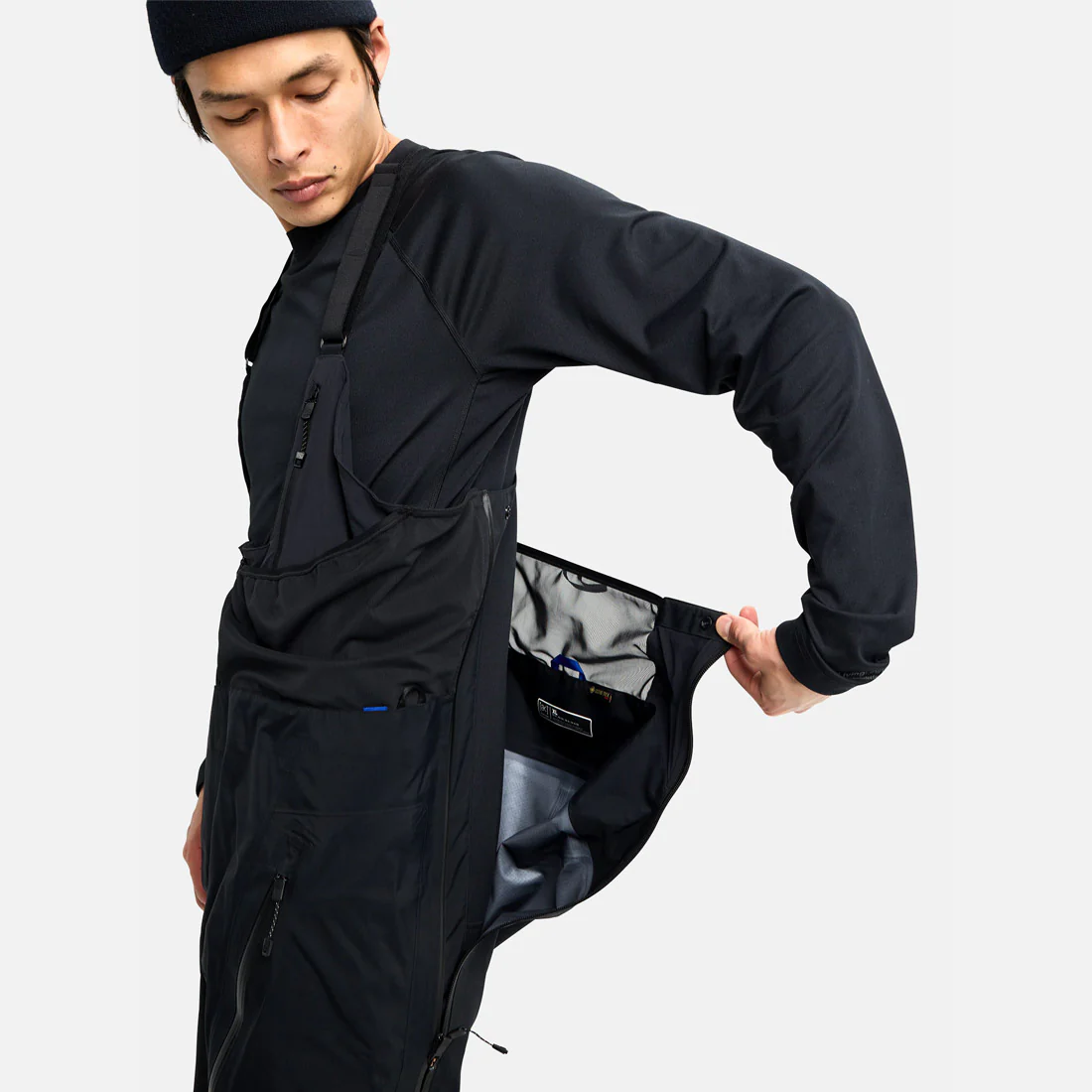 BURTON [ak] Acamar Gore-Tex Pro 3L Bib Pant 2026 - True Black - Image 4