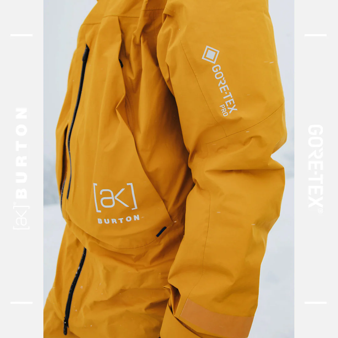 BURTON [ak] Gore-Tex Pro 3L Tusk Jacket 2025 - Goldenrod - Image 6