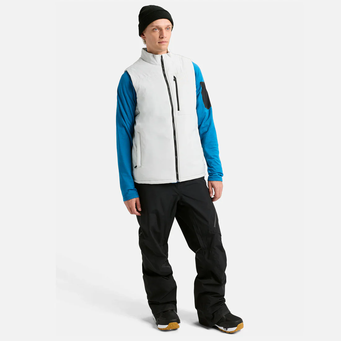 BURTON [ak] Helium Insulated Vest 2026 - Gray Cloud - Image 3