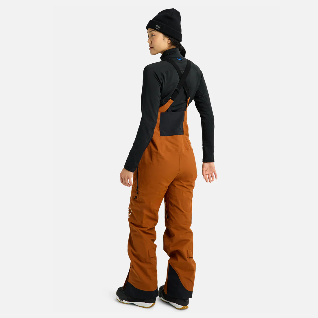 BURTON [ak] Women's Gore-Tex 2L Kimmy Bib Pant 2026 - Chestnut Brown - Image 2