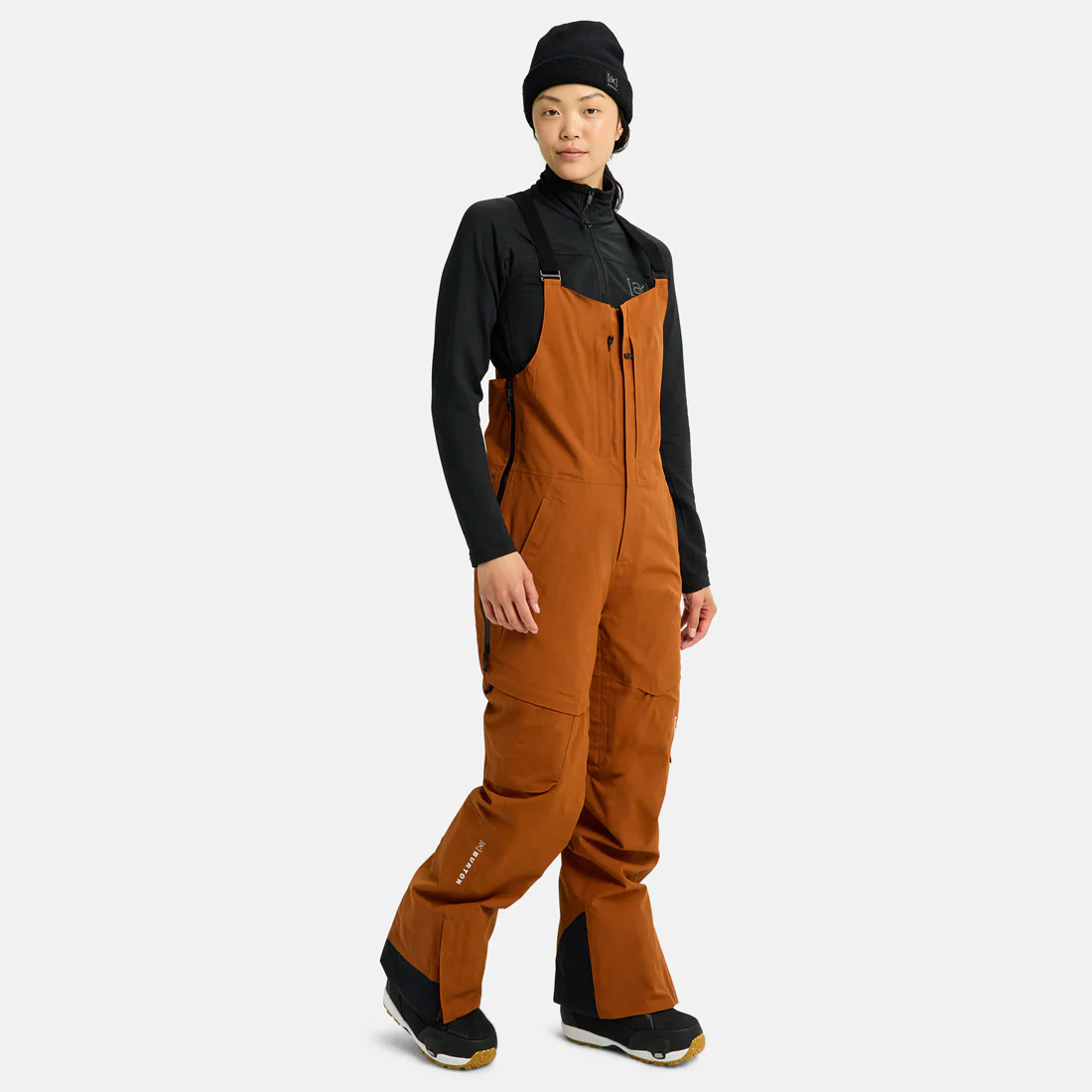 BURTON [ak] Women's Gore-Tex 2L Kimmy Bib Pant 2026 - Chestnut Brown - Image 7