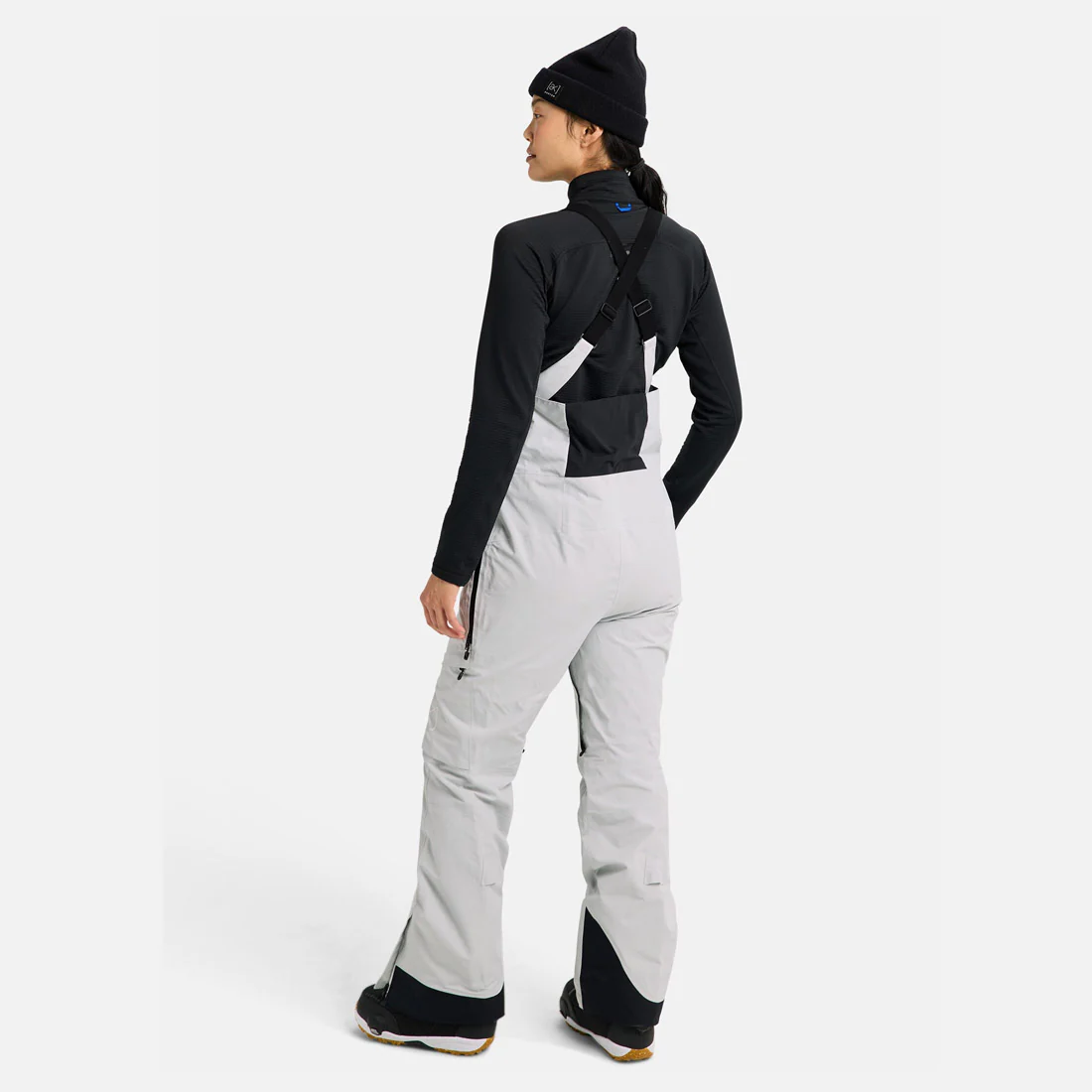 BURTON [ak] Women's Gore-Tex 2L Kimmy Bib Pant 2026 - Gray Cloud - Image 2