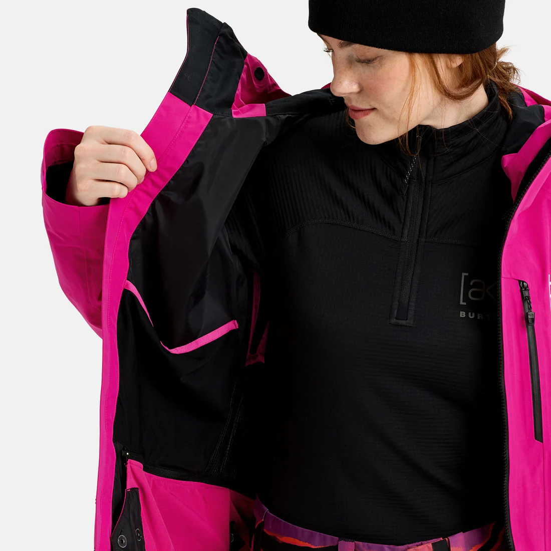 BURTON [ak] Women's Gore-Tex 2L Upshift Jacket 2026 - Very Berry - Image 7