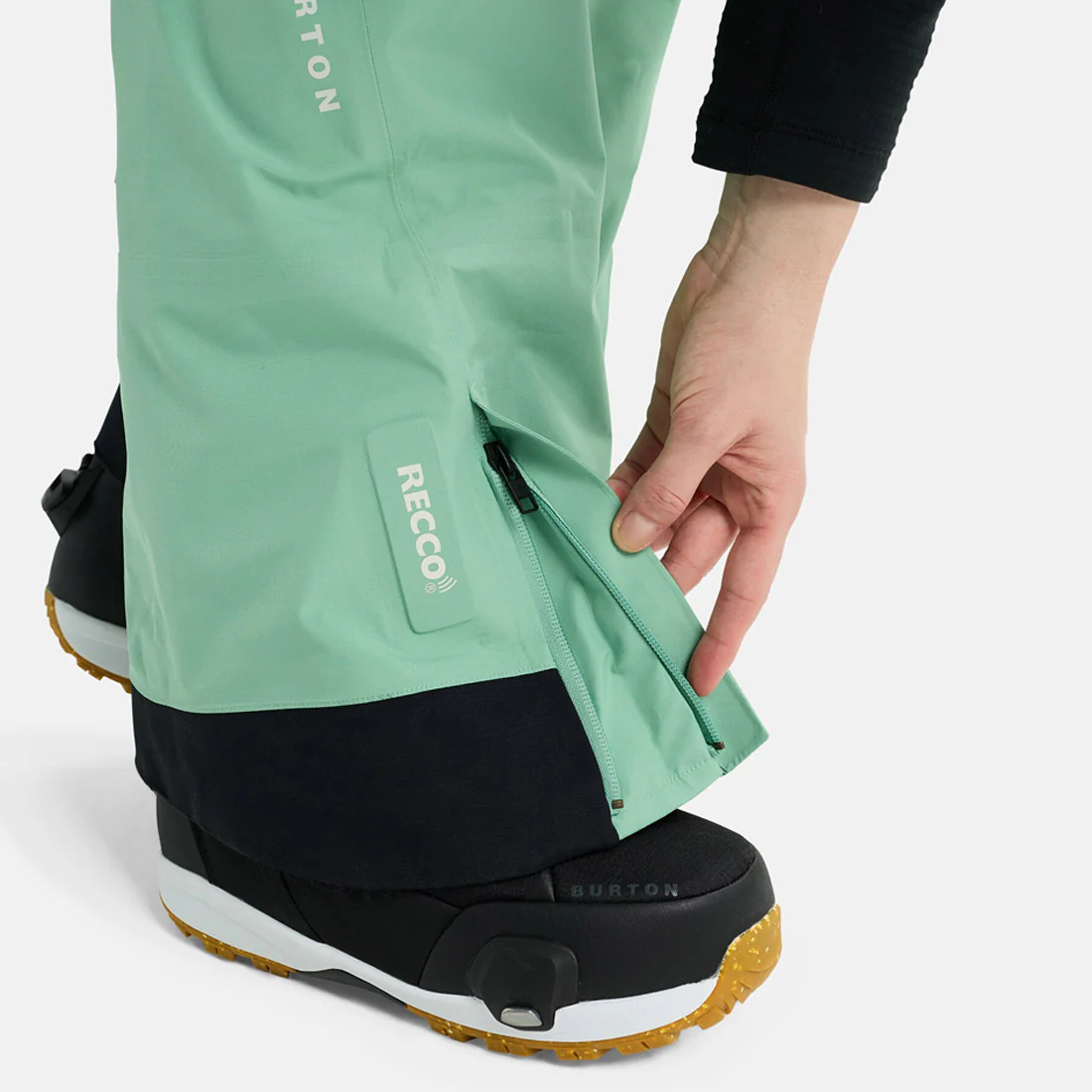 BURTON [ak] Women's Gore-Tex 3L Kimmy Bib Pant 2026 - Soft Sage - Image 6