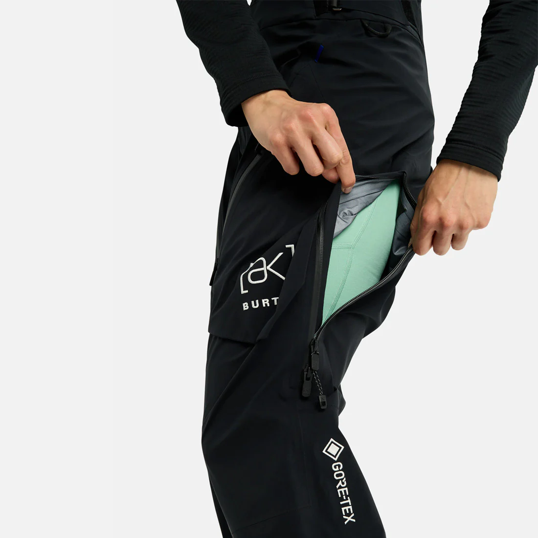 BURTON [ak] Women's Gore-Tex C-Knit 3L Tuvak Pant 2026 - True Black - Image 4
