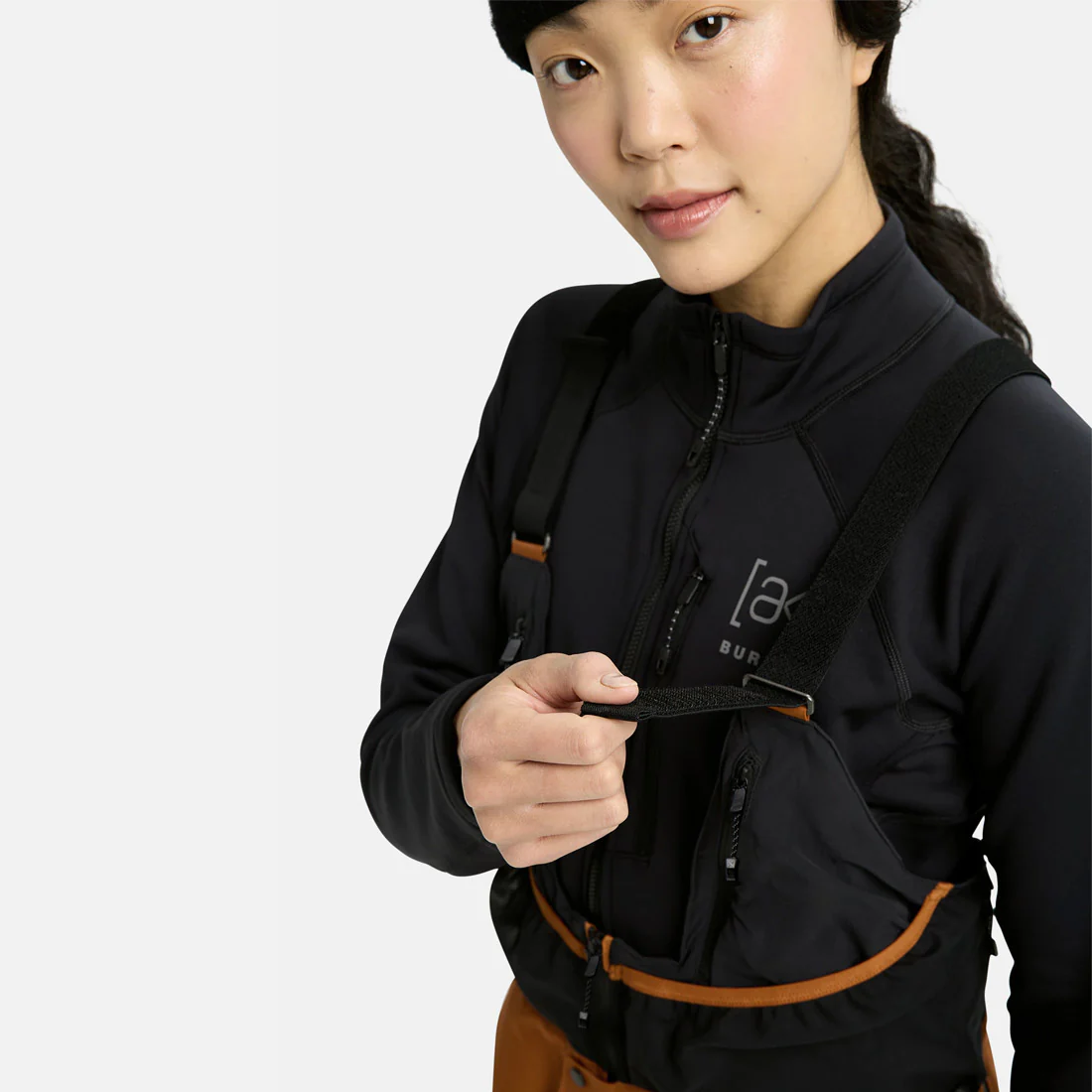 BURTON [ak] Women's Gore-Tex Pro 3L Acamar Bib Pant 2026 - Chestnut Brown - Image 3