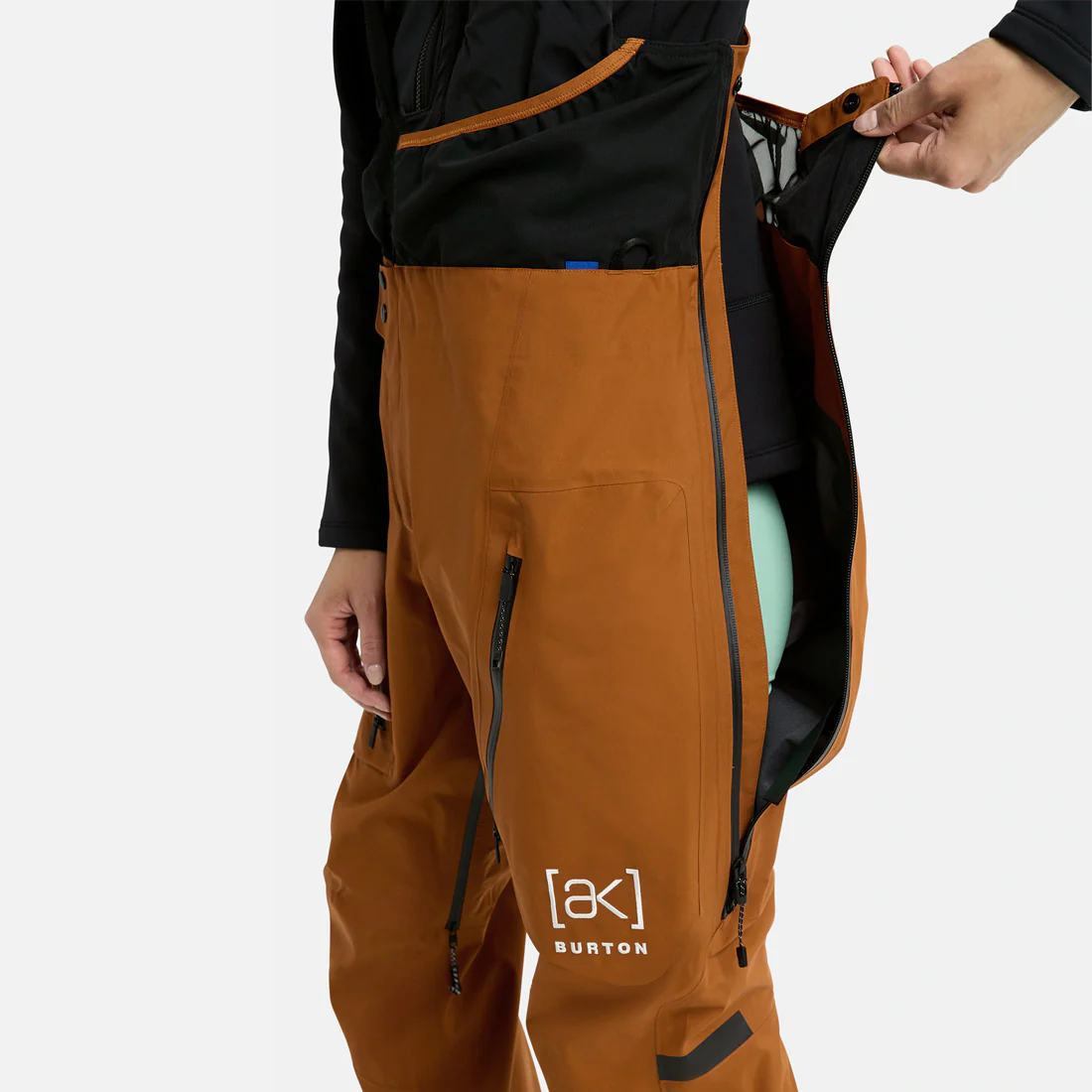 BURTON [ak] Women's Gore-Tex Pro 3L Acamar Bib Pant 2026 - Chestnut Brown - Image 4