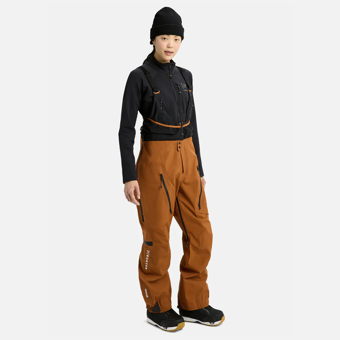 BURTON [ak] Women's Gore-Tex Pro 3L Acamar Bib Pant 2026 - Chestnut Brown - Image 7