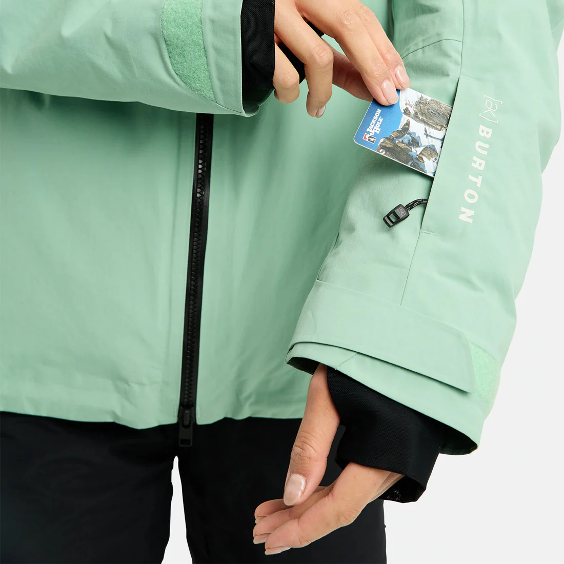 BURTON [ak] Women's Gore-Tex 2L Embark Jacket 2026 - Soft Sage - Image 4