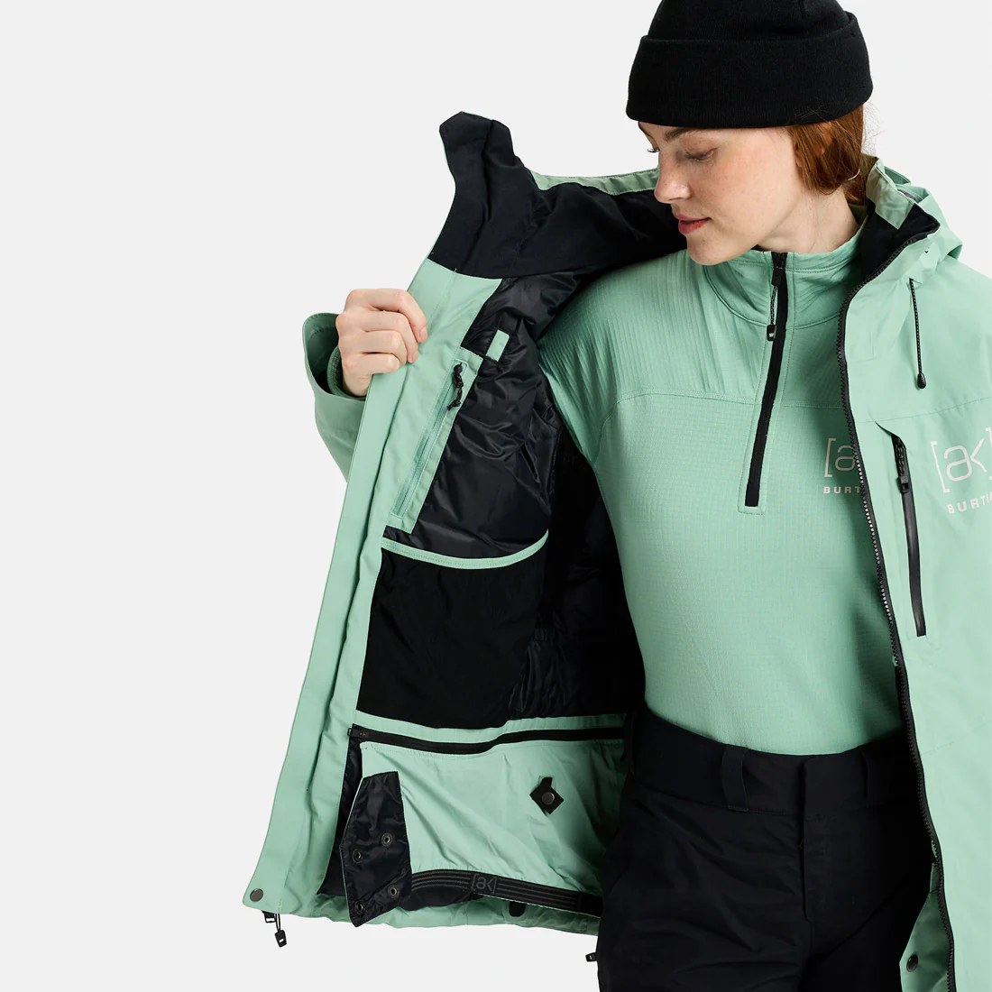 BURTON [ak] Women's Gore-Tex 2L Flare Down Jacket 2026 - Soft Sage - Image 7