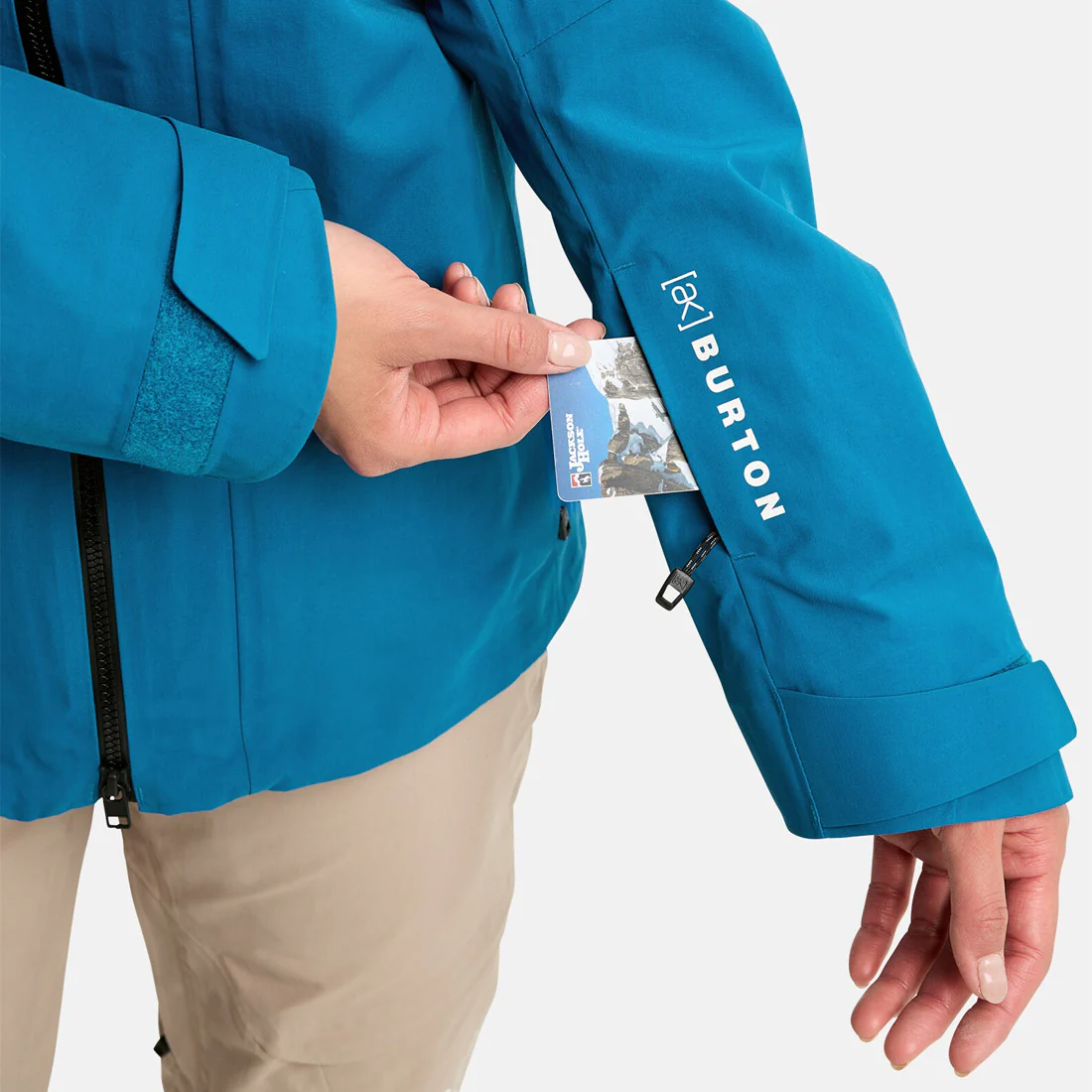 BURTON [ak] Women's Gore-Tex 2L Upshift Jacket 2026 - Blue Teal - Image 4