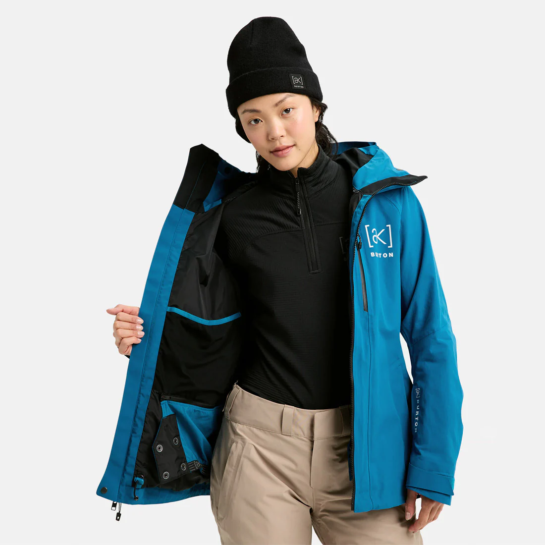 BURTON [ak] Women's Gore-Tex 2L Upshift Jacket 2026 - Blue Teal - Image 7