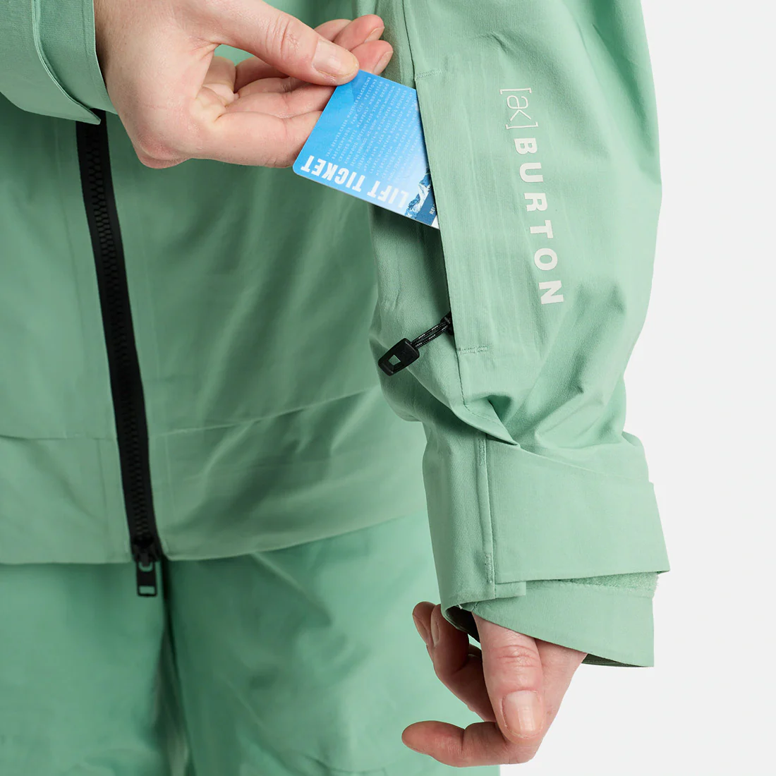BURTON [ak] Women's Gore-Tex 3L Kimmy Jacket 2026 - Soft Sage - Image 3