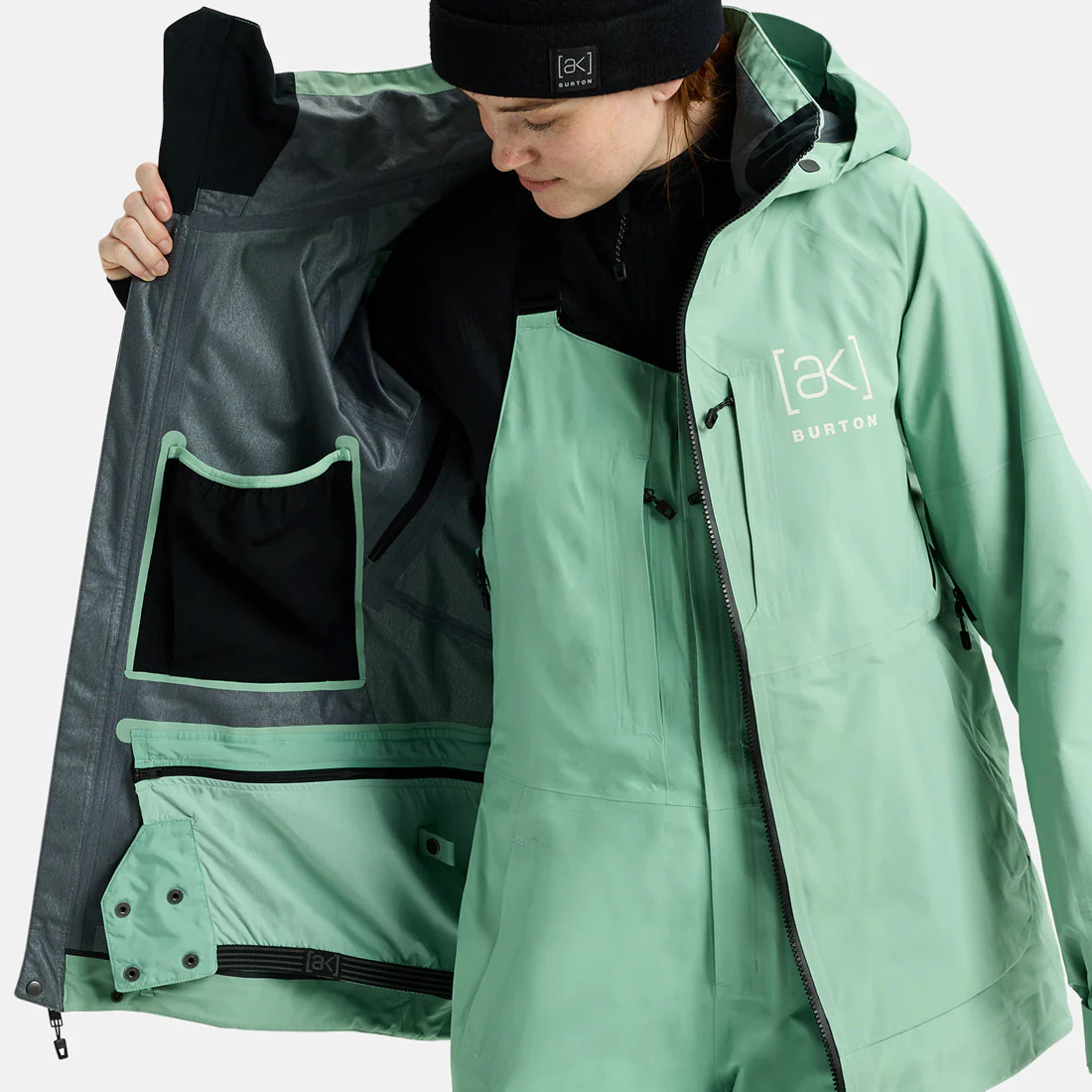 BURTON [ak] Women's Gore-Tex 3L Kimmy Jacket 2026 - Soft Sage - Image 7