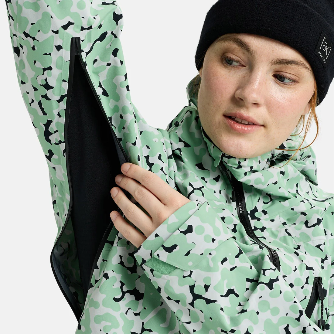 BURTON [ak] Women's Gore-Tex C-Knit 3L Tuvak Jacket 2026 - Sage Dot Camo - Image 6