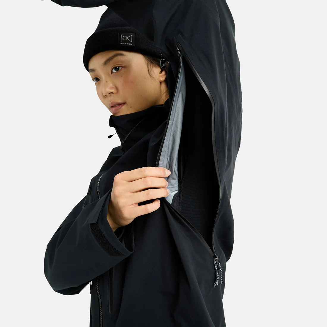 BURTON [ak] Women's Gore-Tex C-Knit 3L Tuvak Jacket 2026 - True Black - Image 4