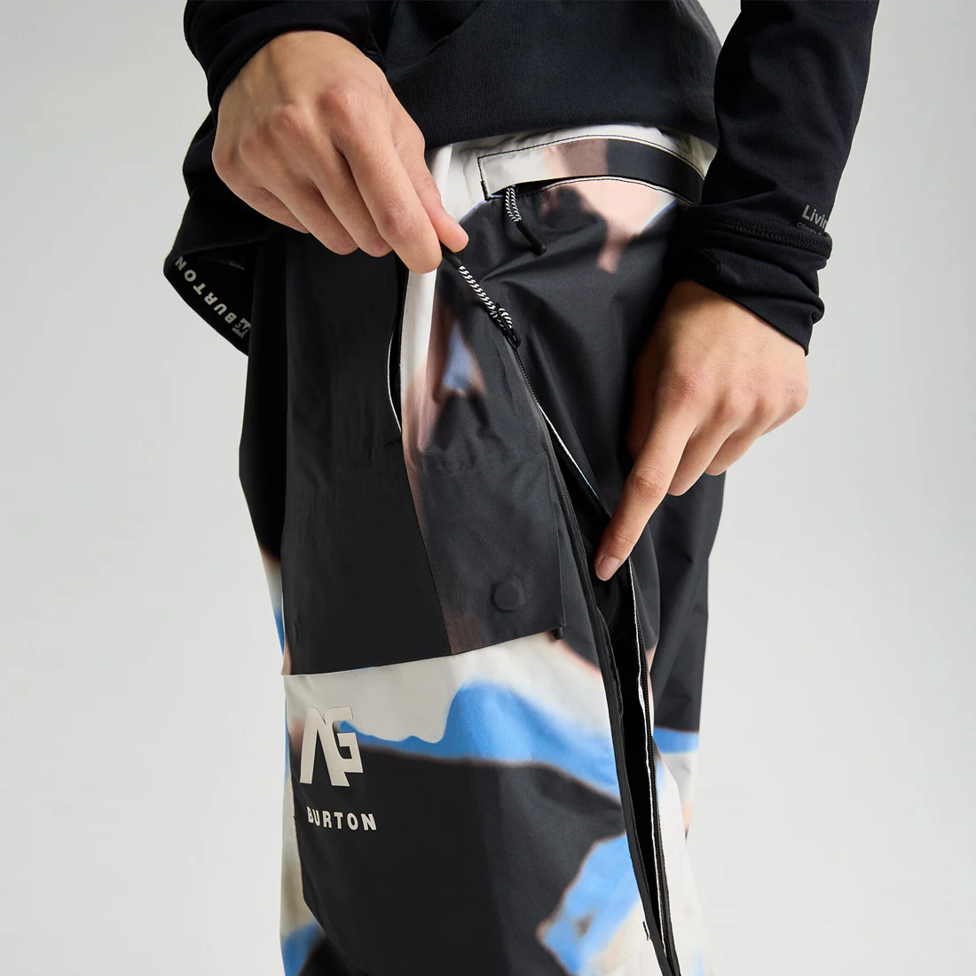 BURTON Analog AG Gore-Tex 2L Flyrail Pant 2026 - Large Acidic Watercolor - Image 6