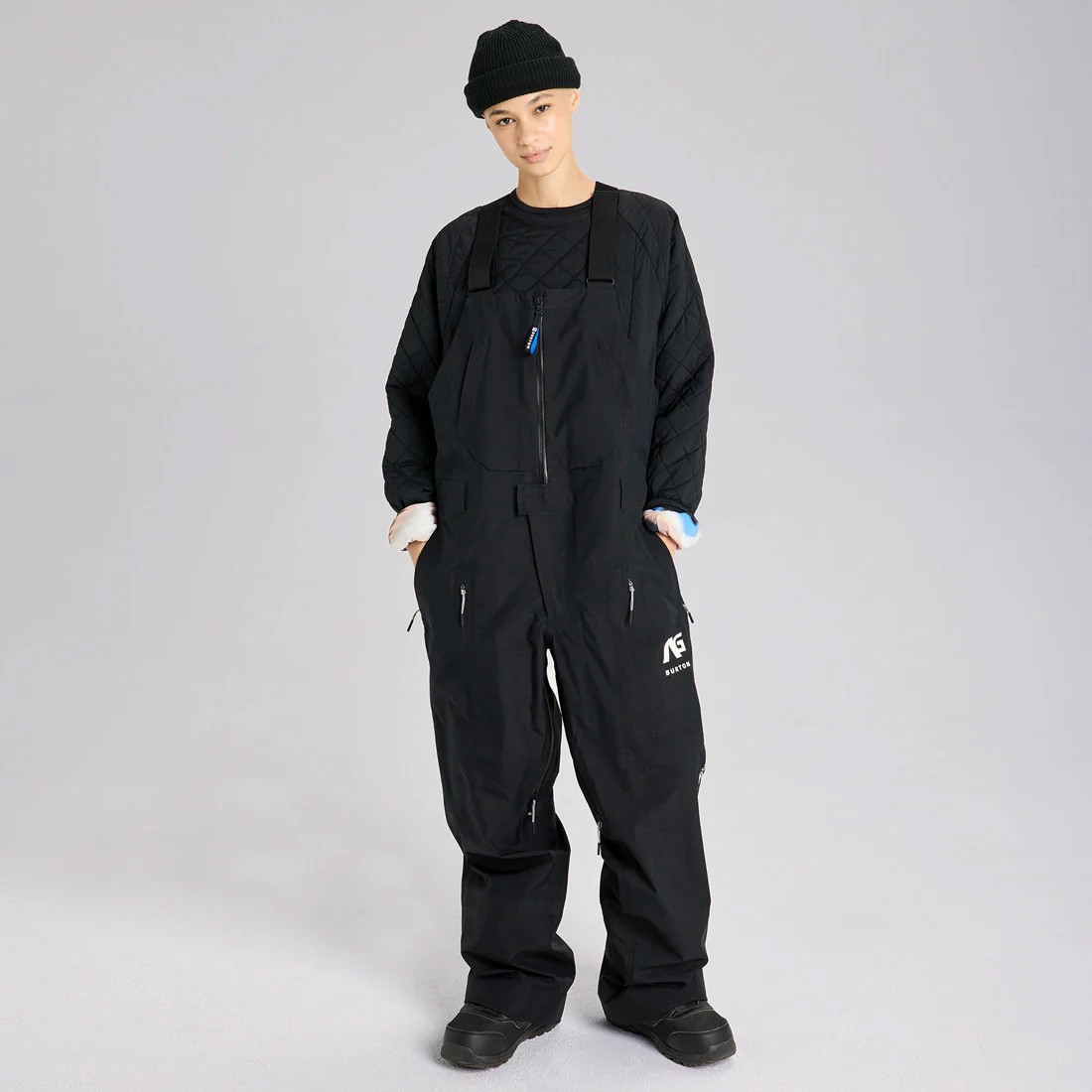 BURTON Analog AG Gore-Tex 3L Hardpack Bib Pant 2026 - True Black - Image 7